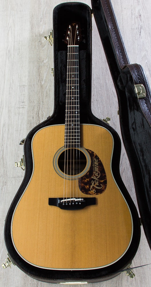 Takamine EF360S-TT Thermal Top Series Acoustic-Electric Guitar with Hard Case (Natural)