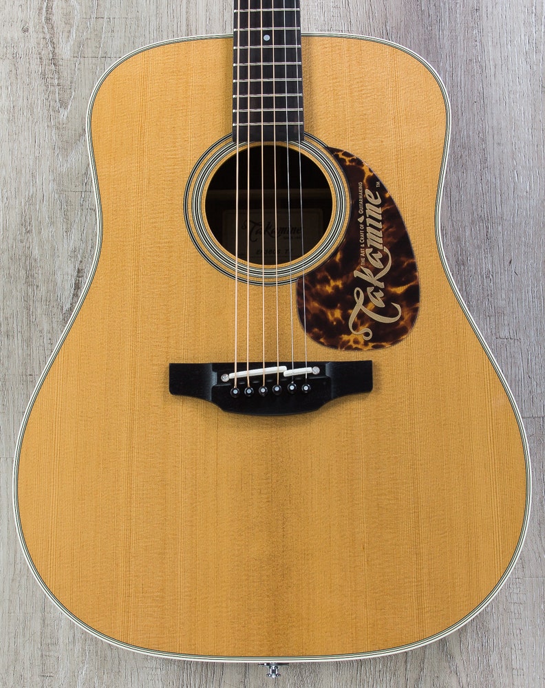 Takamine EF360S-TT Thermal Top Series Acoustic-Electric Guitar with Hard Case (Natural)
