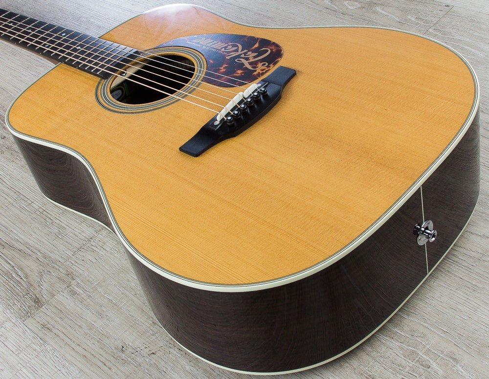 Takamine EF360S-TT Thermal Top Series Acoustic-Electric Guitar with Hard Case (Natural)