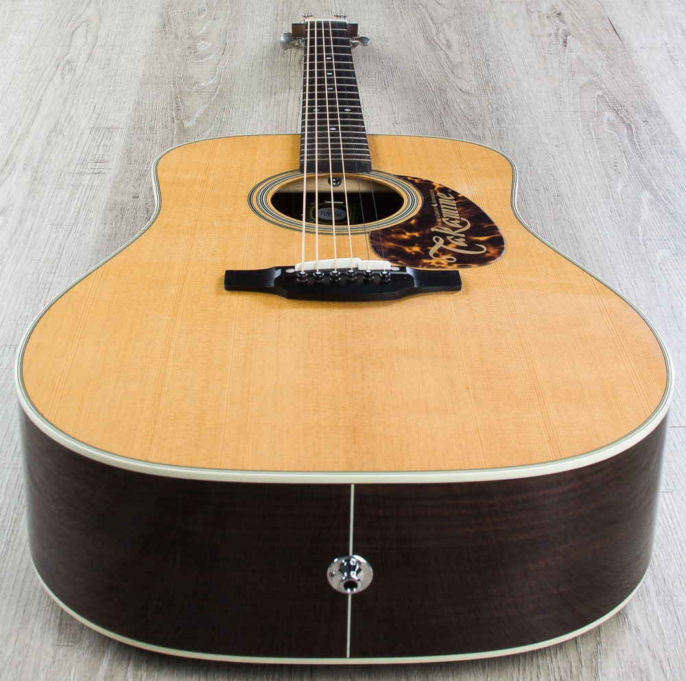 Takamine EF360S-TT Thermal Top Series Acoustic-Electric Guitar with Hard Case (Natural)