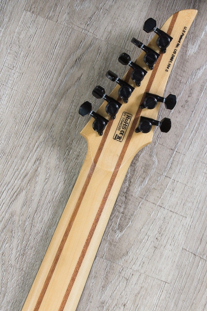 Legator Ninja R 300-PRO Fanned Fret 8-String Electric Guitar, Ebony Fingerboard - Natural Satin Burl