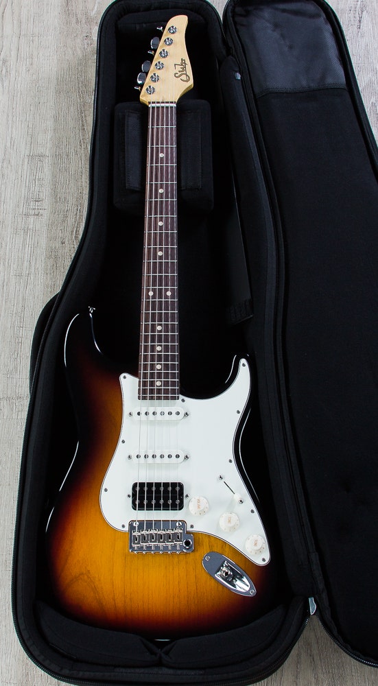 Suhr Classic Pro Rosewood Fingerboard HSS Electric Guitar 3 Tone Sunburst