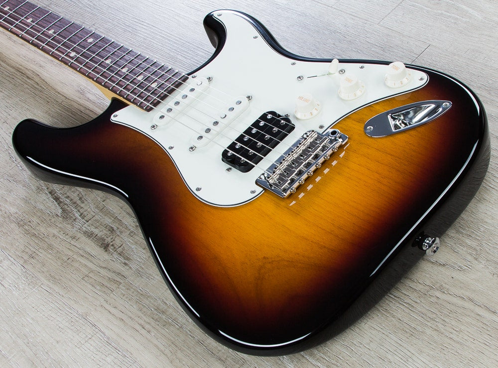 Suhr Classic Pro Rosewood Fingerboard HSS Electric Guitar 3 Tone Sunburst
