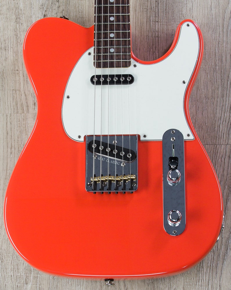 G&L USA ASAT Classic Electric Guitar, Rosewood Fingerboard, Hard Case - Fullerton Red (B-STOCK)
