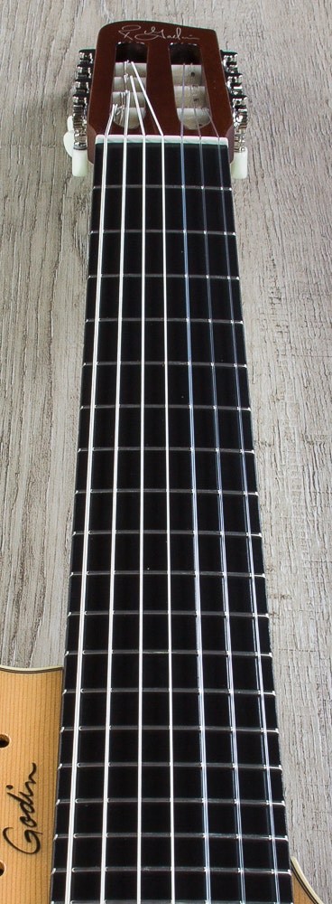Godin 038114 Multiac Grand Concert 7 7-String (Low B) Acoustic-Electric Guitar with Bag - Natural HG