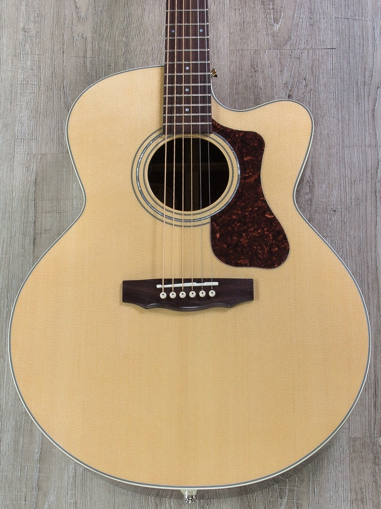 Guild F-150 Jumbo CE Acoustic-Electric Guitar, Fishman Pickup, Polyfoam Case - Natural