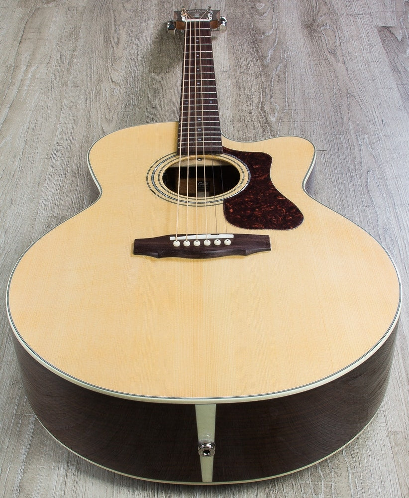 Guild F-150 Jumbo CE Acoustic-Electric Guitar, Fishman Pickup, Polyfoam Case - Natural