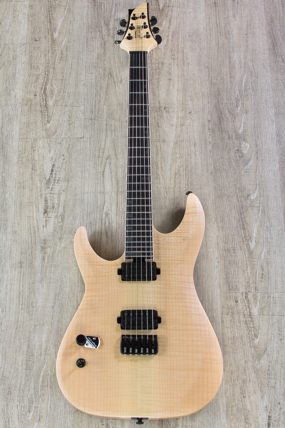 Schecter KM-6 MKII Keith Merrow Signature Electric Guitar, Left-Handed - Natural Pearl