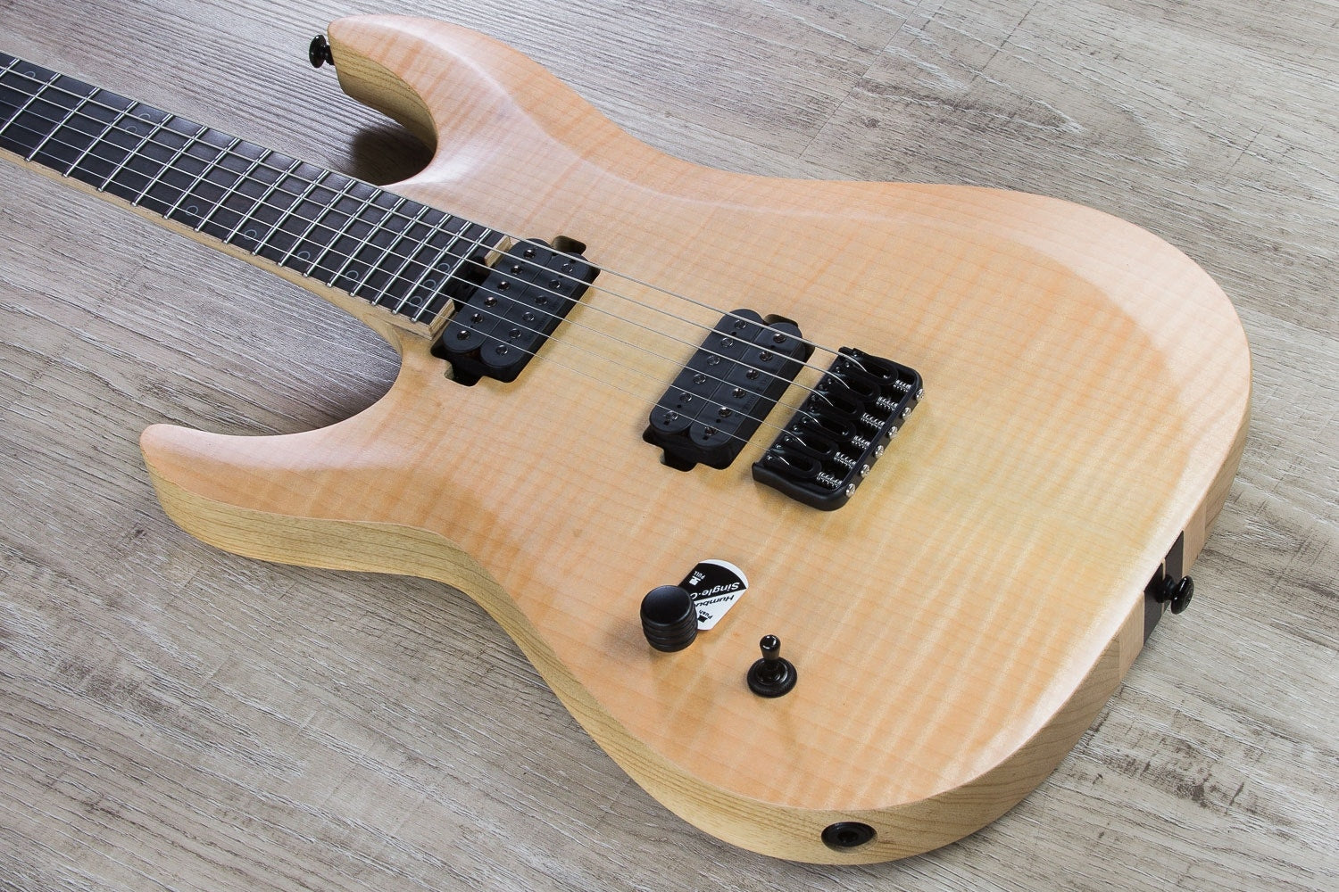 Schecter KM-6 MKII Keith Merrow Signature Electric Guitar, Left-Handed - Natural Pearl