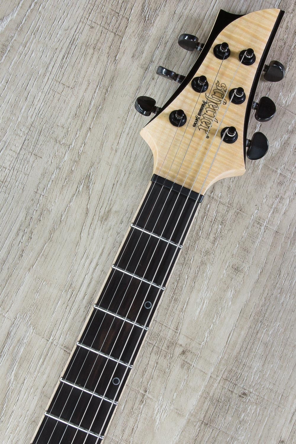 Schecter KM-6 MKII Keith Merrow Signature Electric Guitar, Left-Handed - Natural Pearl