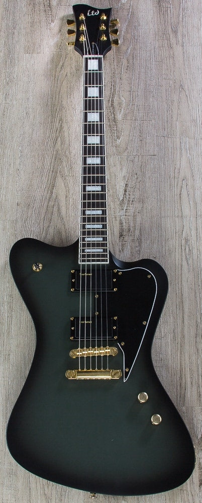 ESP LTD Bill Kelliher Sparrowhawk Signature Series Electric Guitar with Hard Case - Military Green Sunburst Satin (B-STOCK)
