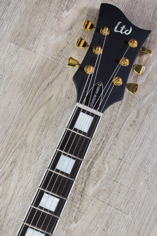 ESP LTD Bill Kelliher Sparrowhawk Signature Series Electric Guitar with Hard Case - Military Green Sunburst Satin (B-STOCK)