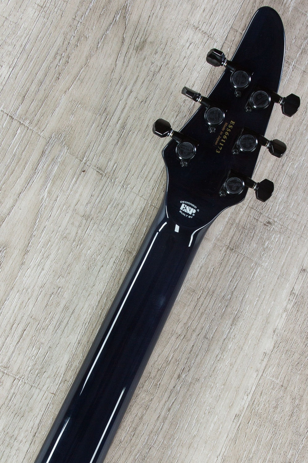 ESP E-II Horizon FR Electric Guitar, Ebony Fingerboard, Hard Case - Reindeer Blue (B-STOCK)