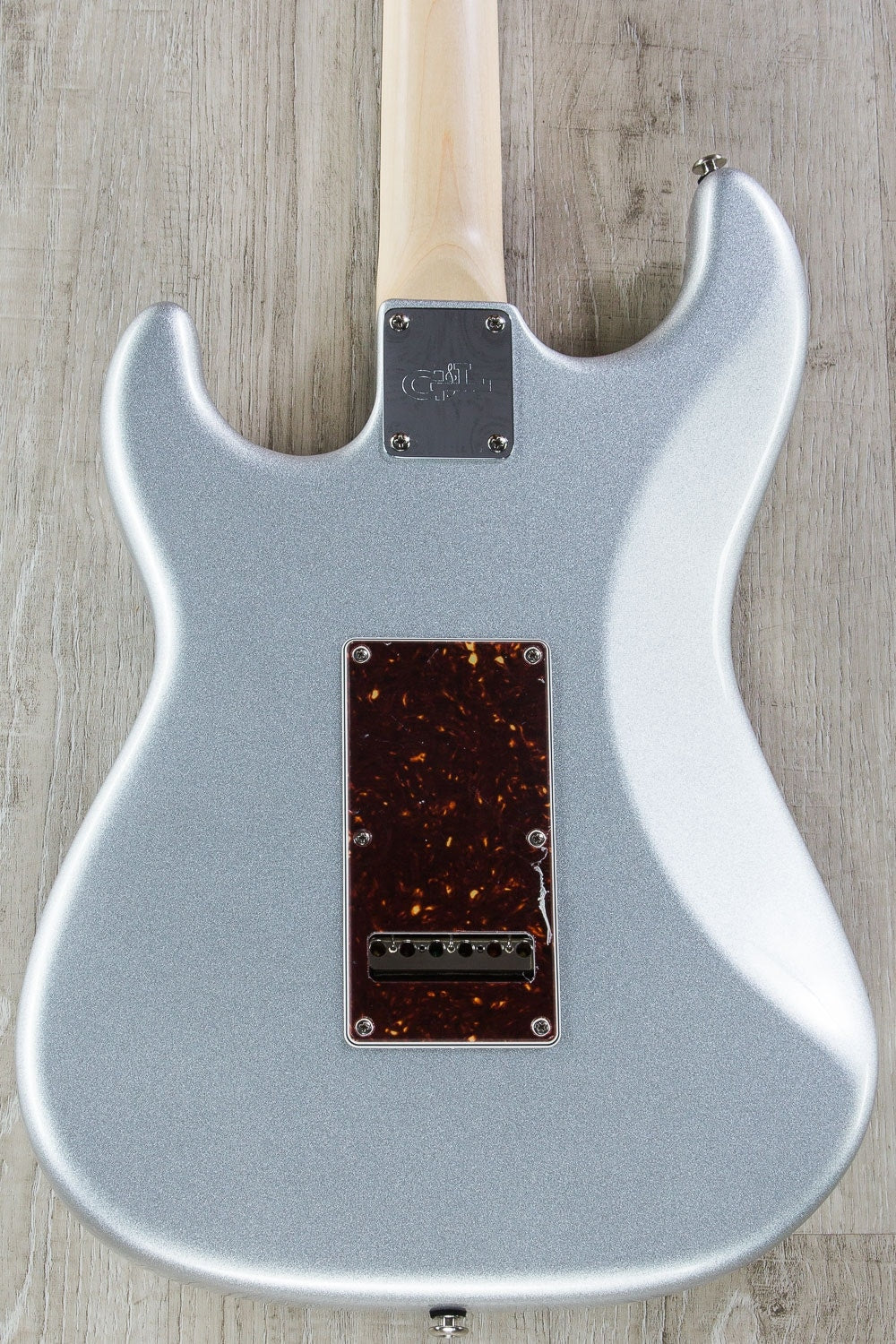 G&L USA Legacy HSS Electric Guitar, Rosewood Fingerboard, Hard Case - Silver Metallic