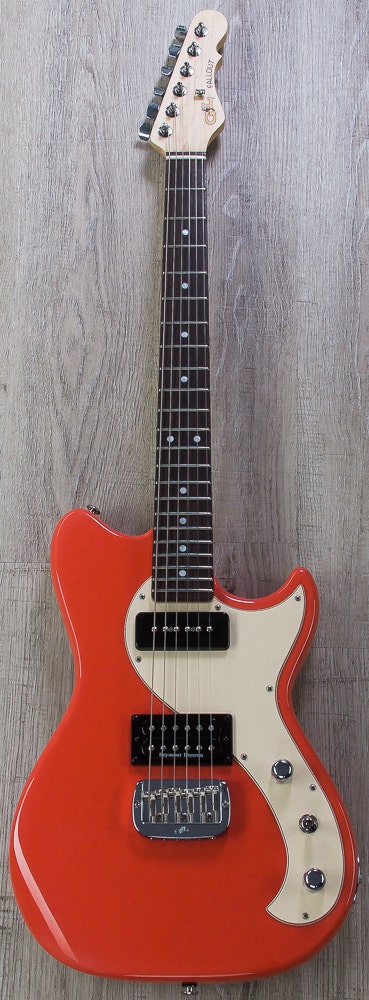 G&L USA Fallout Electric Guitar, Rosewood Fingerboard, Hard Case - Fullerton Red