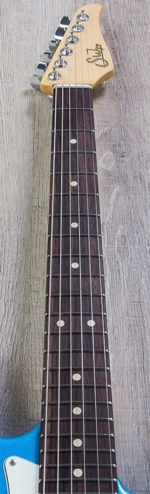 Suhr Classic Pro Electric Guitar, Indian Rosewood Fingerboard, SSS, SSCII - Lake Placid Blue