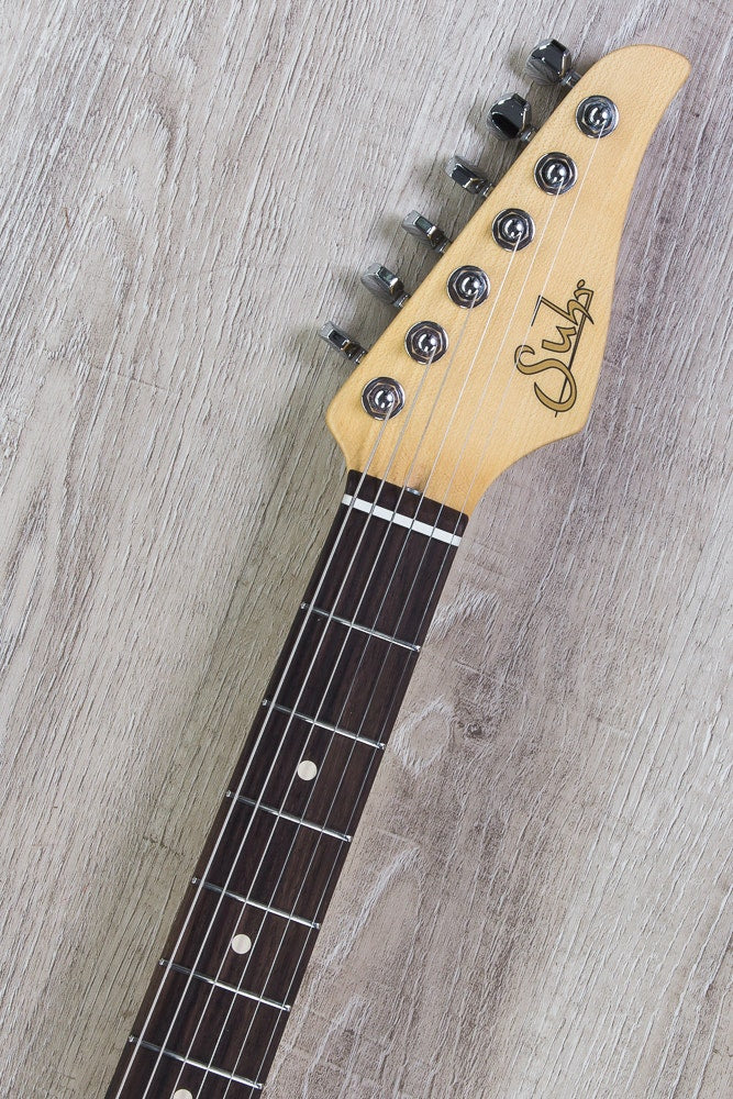 Suhr Classic Pro Electric Guitar, Indian Rosewood Fingerboard, SSS, SSCII - Lake Placid Blue