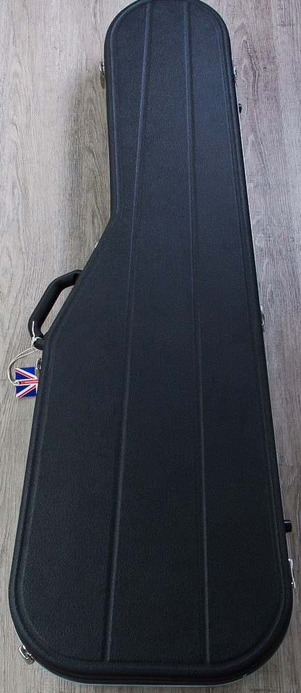 Skervesen Raptor 7-String Electric Guitar, Black Ebony Fingerboard, Flame Maple Top, Hard Case - Blue Graphite Burst
