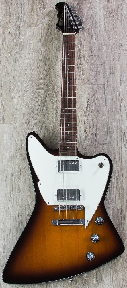 Fret King FKV75HVTB Black Label Esprit V Electric Guitar - Tobacco Sunburst