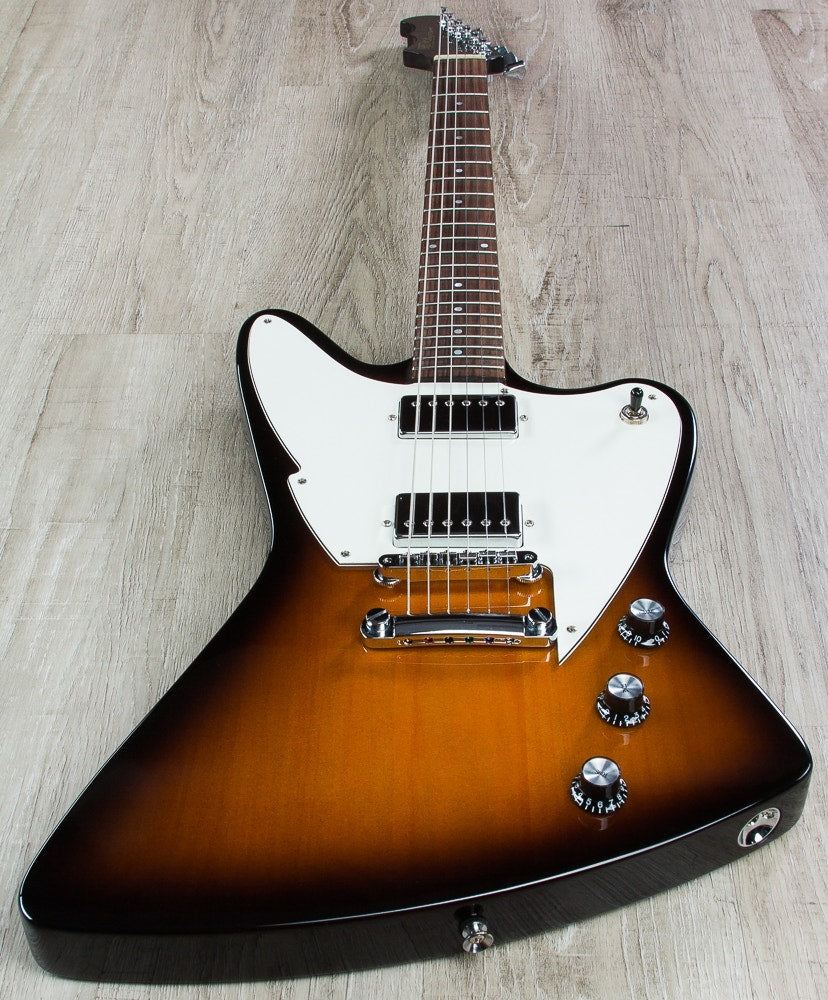 Fret King FKV75HVTB Black Label Esprit V Electric Guitar - Tobacco Sunburst