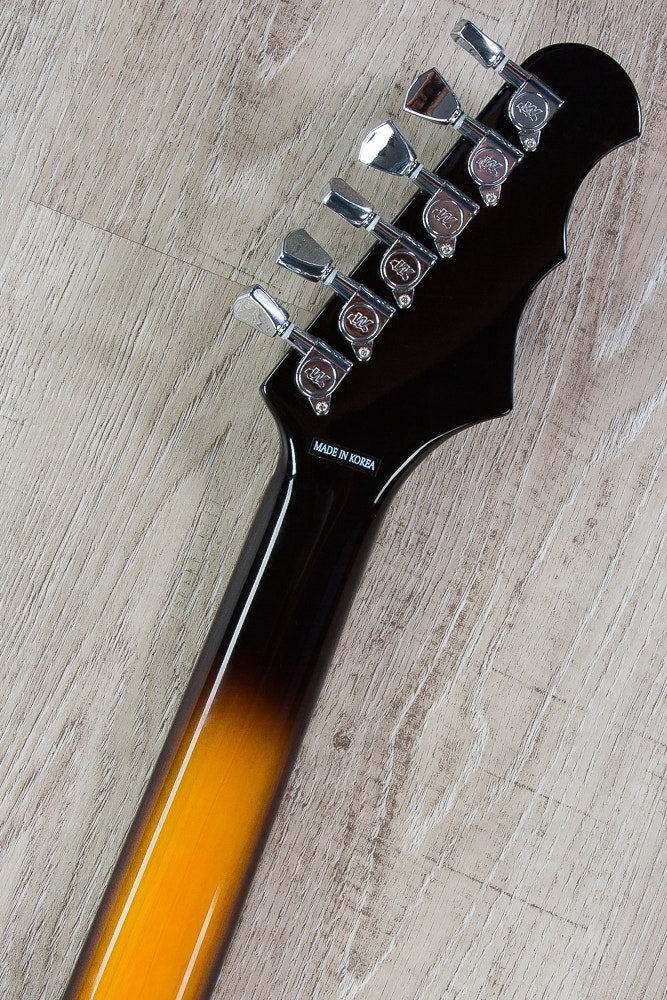 Fret King FKV75HVTB Black Label Esprit V Electric Guitar - Tobacco Sunburst