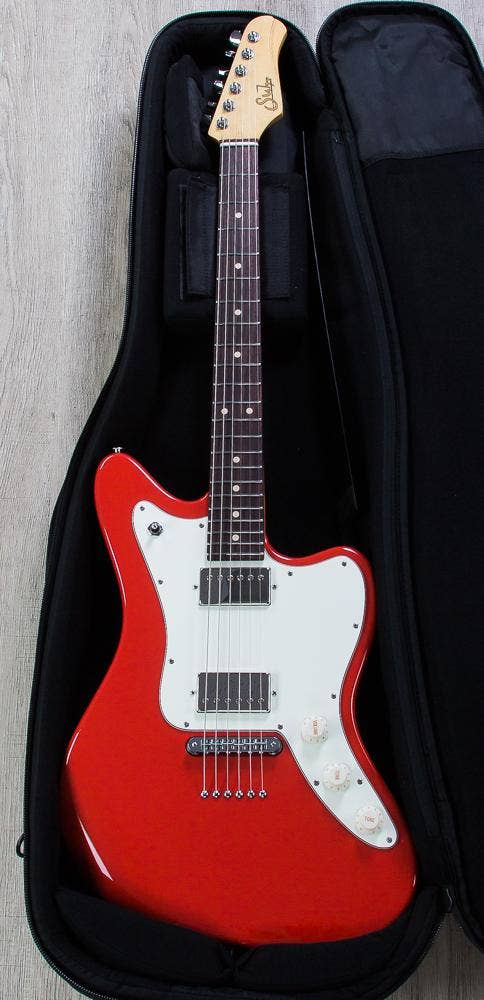Suhr Classic JM Pro Electric Guitar, HH, Indian Rosewood Fingerboard, TonePros TP6 - Dakota Red