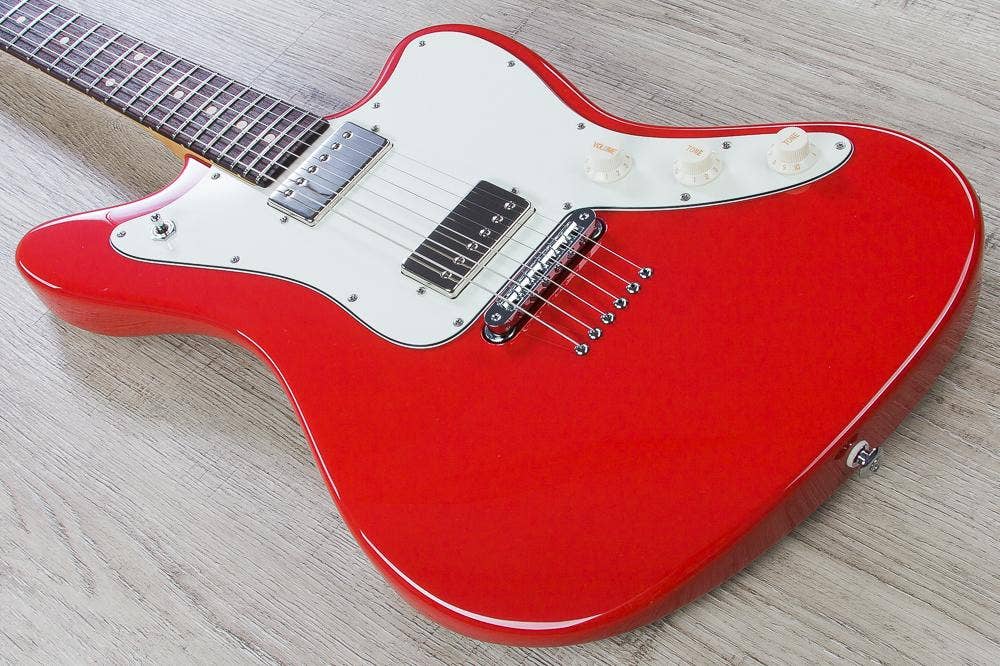 Suhr Classic JM Pro Electric Guitar, HH, Indian Rosewood Fingerboard, TonePros TP6 - Dakota Red