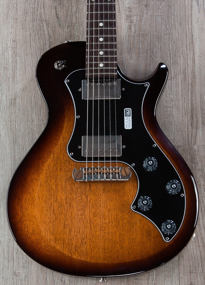 PRS Paul Reed Smith S2 Single Cut Electric Guitar, Rosewood Fretboard, Gig Bag - McCarty Tobacco Burst