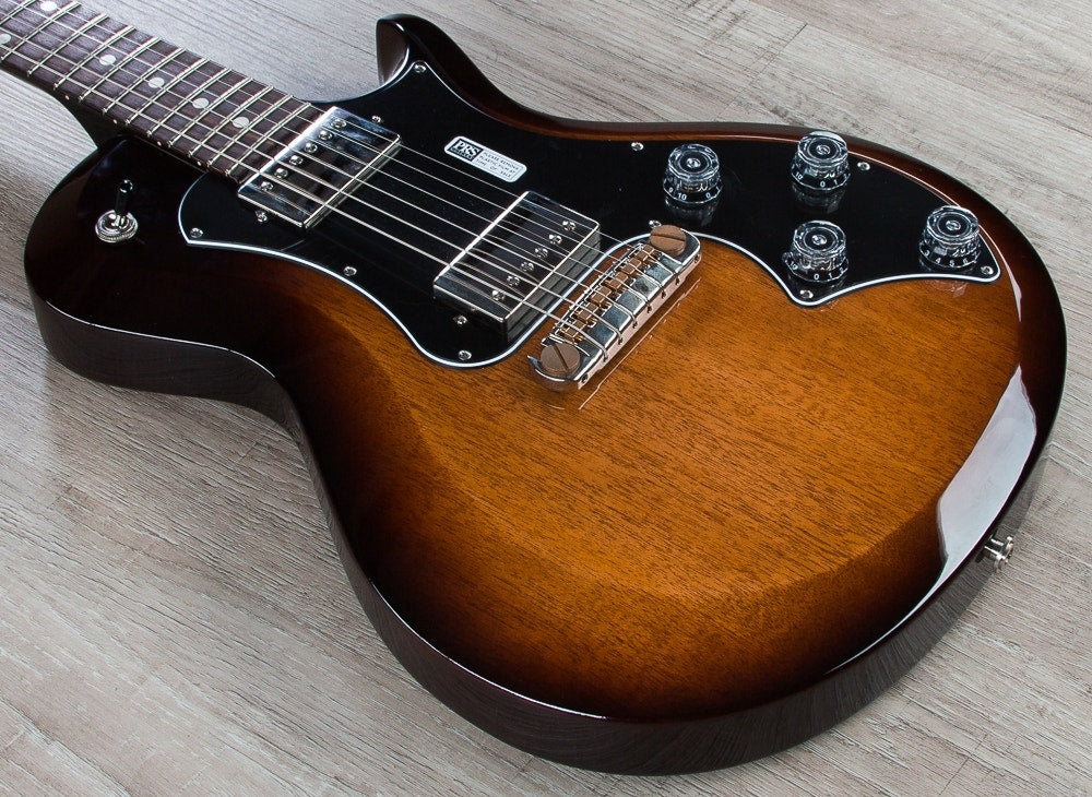 PRS Paul Reed Smith S2 Single Cut Electric Guitar, Rosewood Fretboard, Gig Bag - McCarty Tobacco Burst