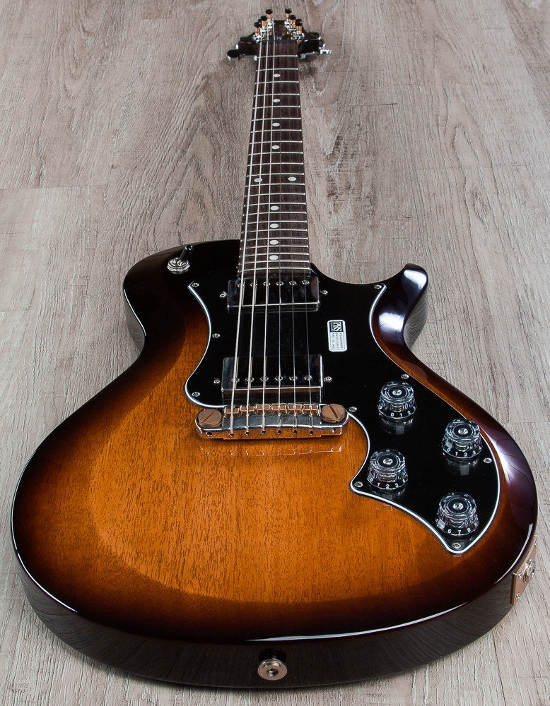 PRS Paul Reed Smith S2 Single Cut Electric Guitar, Rosewood Fretboard, Gig Bag - McCarty Tobacco Burst