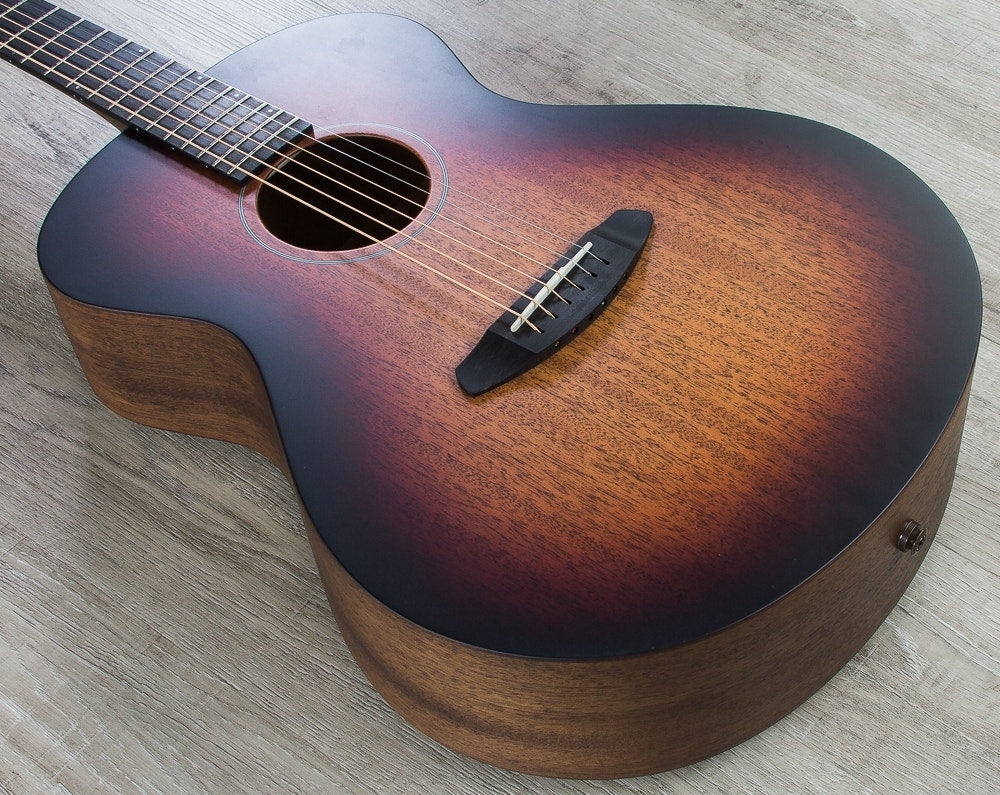 Breedlove USA Concert Fire Light E Mahogany Acoustic-Electric Guitar with Case