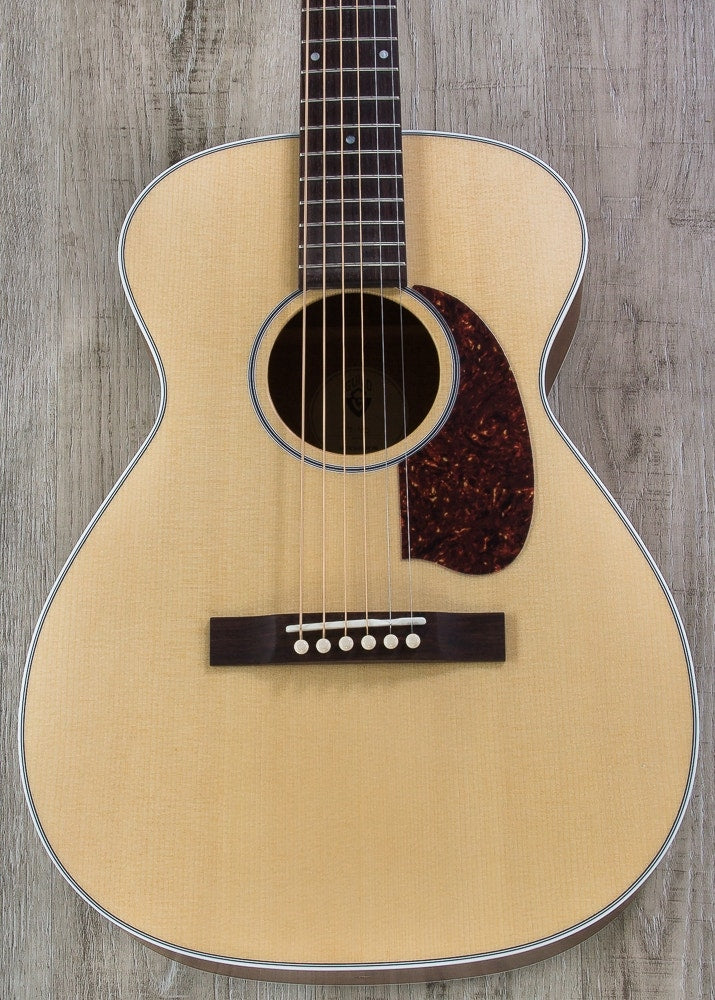 Guild M-40 Troubadour Concert Acoustic Guitar, Indian Rosewood Fretboard, Hard Case - Natural