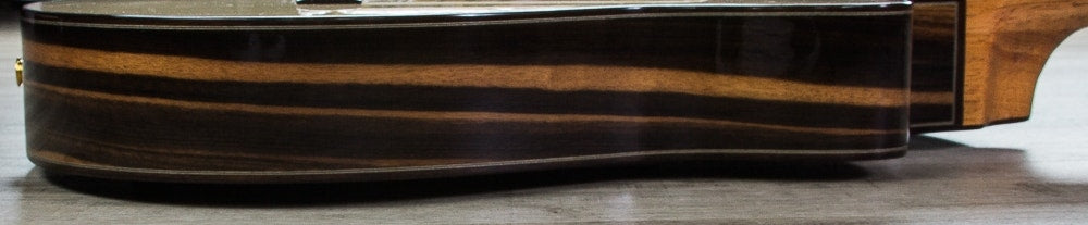 Cordoba 55FCE Negra Limited Flamenco Acoustic-Electric Guitar, Macassar Ebony Back and Sides, Hard Case