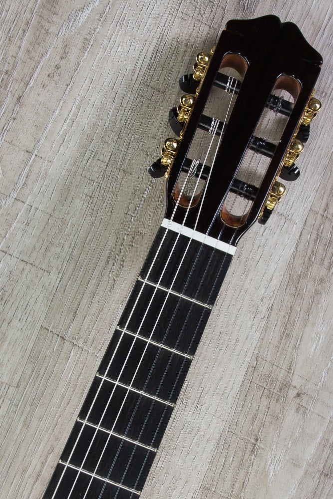 Cordoba 55FCE Negra Limited Flamenco Acoustic-Electric Guitar, Macassar Ebony Back and Sides, Hard Case