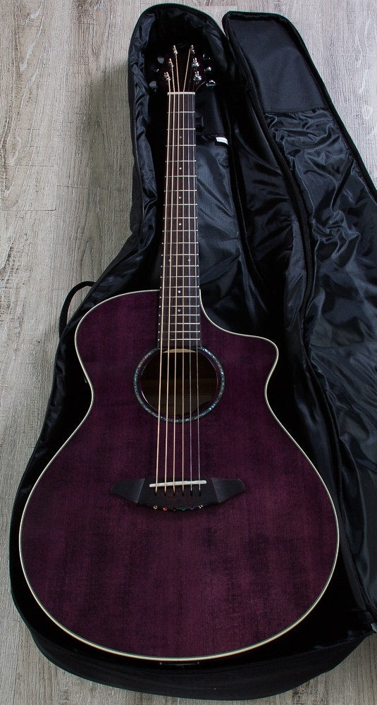 Breedlove Prism C250/EMPe Concert Prototype Limited Edition Acoustic-Electric Guitar with Gig Bag - Plum