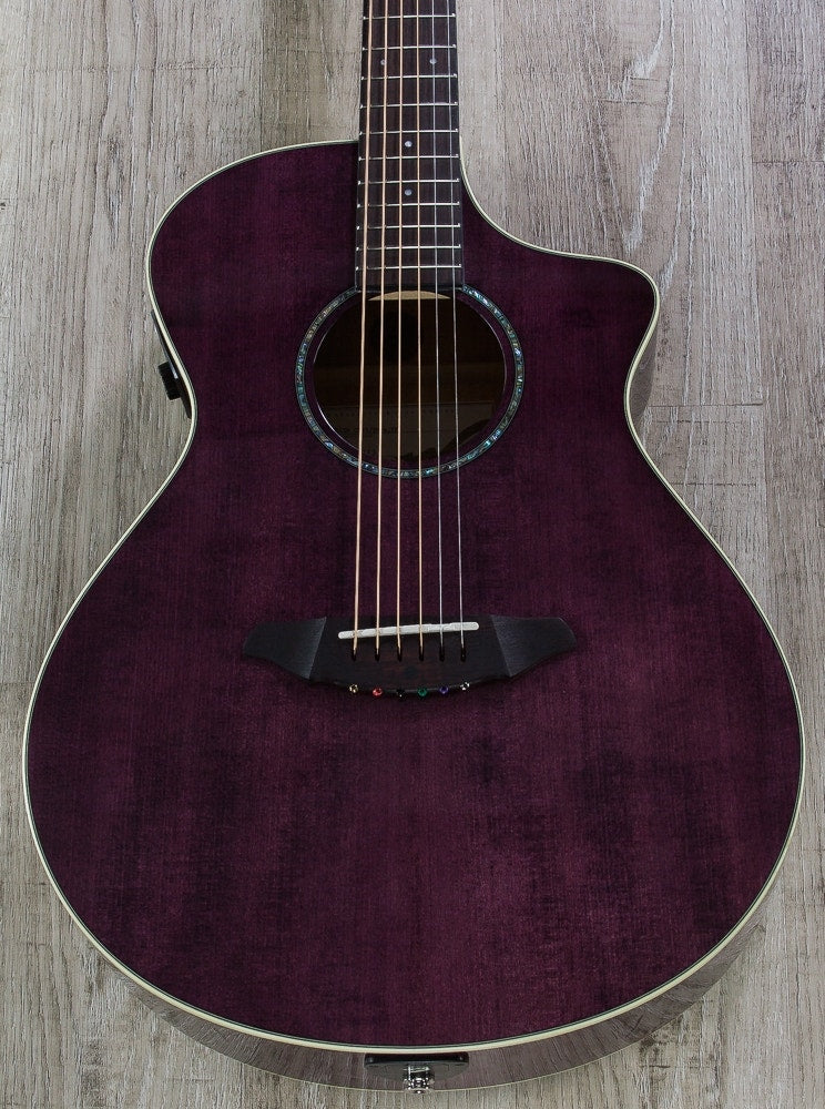 Breedlove Prism C250/EMPe Concert Prototype Limited Edition Acoustic-Electric Guitar with Gig Bag - Plum