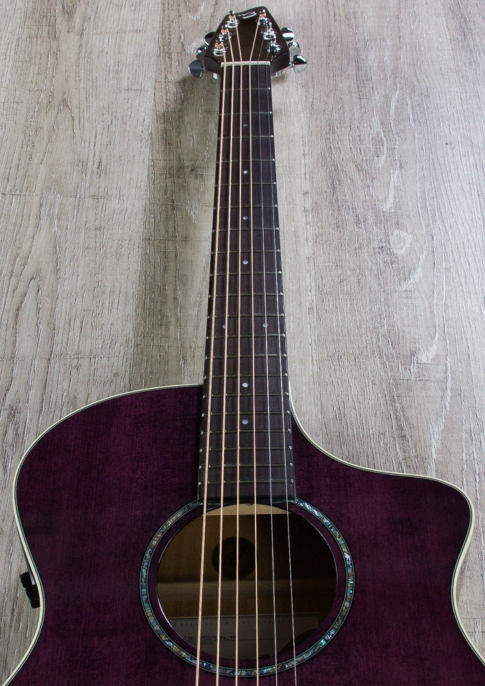 Breedlove Prism C250/EMPe Concert Prototype Limited Edition Acoustic-Electric Guitar with Gig Bag - Plum