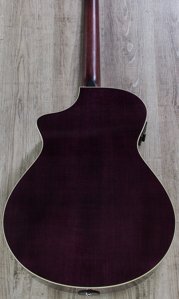 Breedlove Prism C250/EMPe Concert Prototype Limited Edition Acoustic-Electric Guitar with Gig Bag - Plum