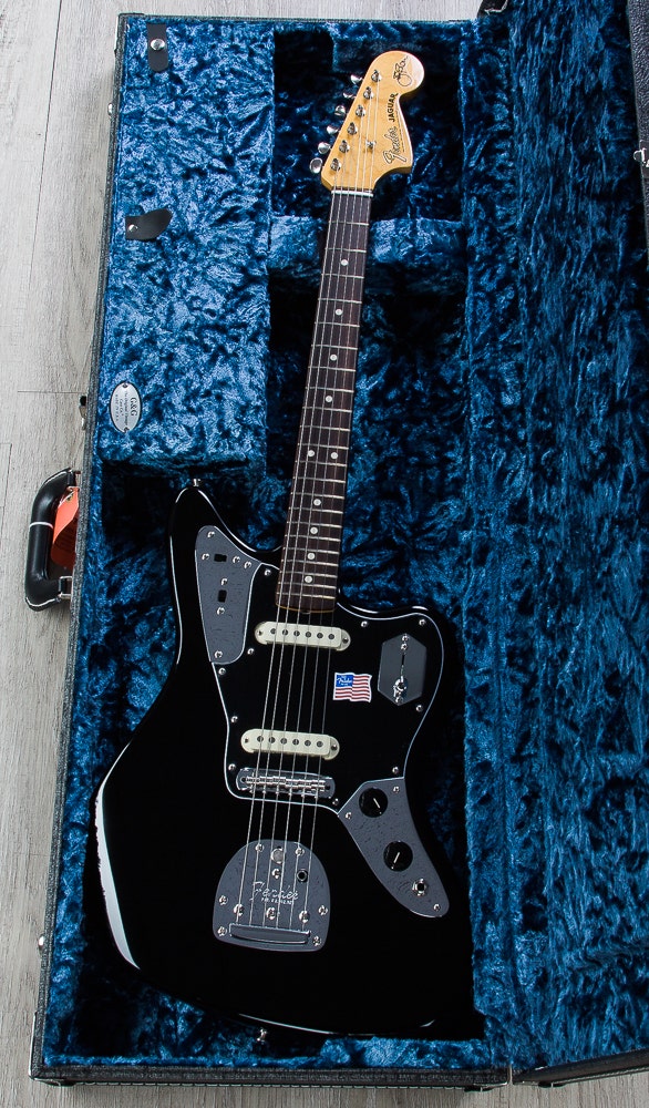 Fender Johnny Marr Jaguar Electric Guitar, Rosewood Fingerboard, Hard Case - Black (B-STOCK)