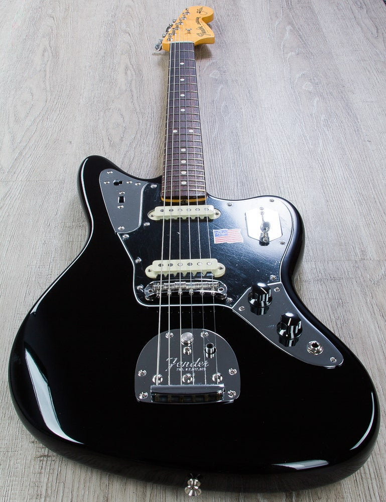 Fender Johnny Marr Jaguar Electric Guitar, Rosewood Fingerboard, Hard Case - Black (B-STOCK)