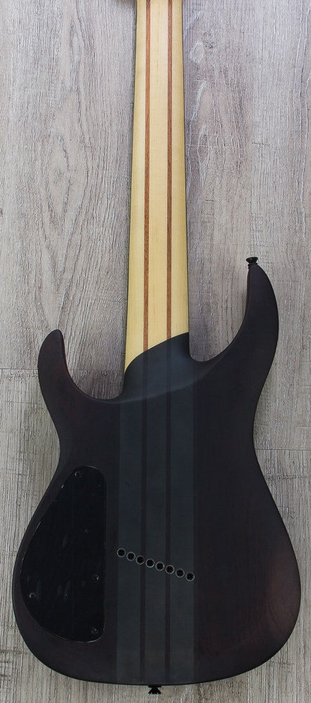 Legator Ninja 8-String Pro Fanned Fret Electric Guitar - Black Satin Burl