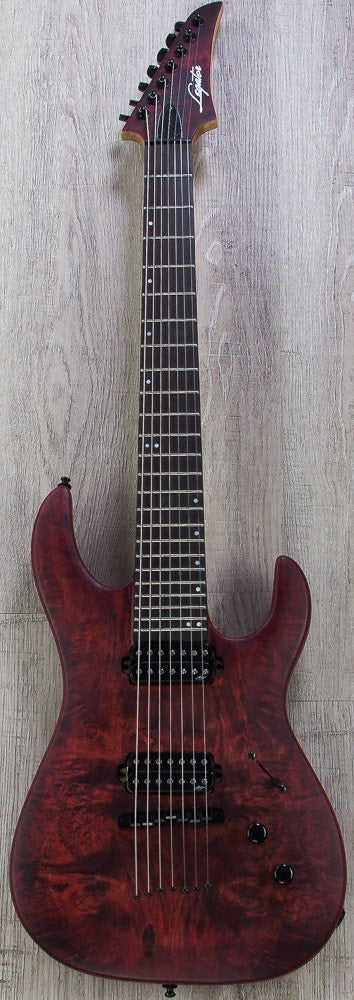 Legator Ninja 300-Pro 7-String Electric Guitar - Scarlett Satin Burl