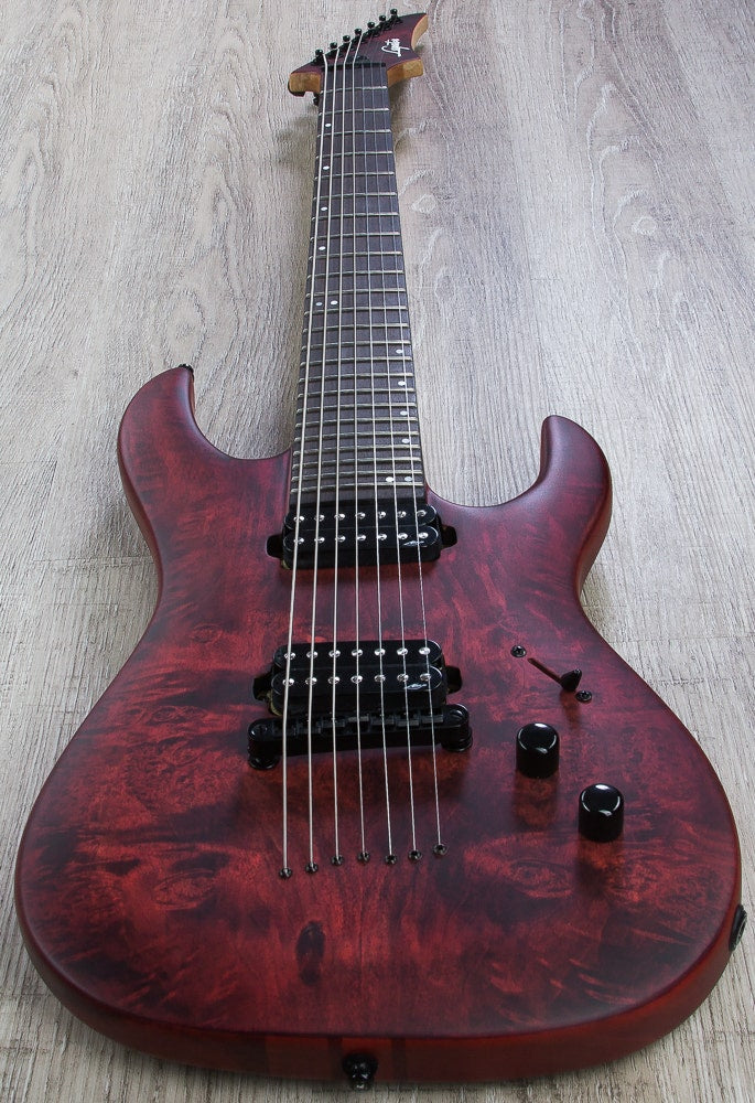 Legator Ninja 300-Pro 7-String Electric Guitar - Scarlett Satin Burl
