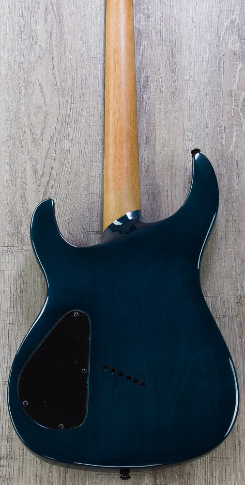 Legator Ninja R 200-SE Fanned Fret Electric Guitar - Trans Blue Burl