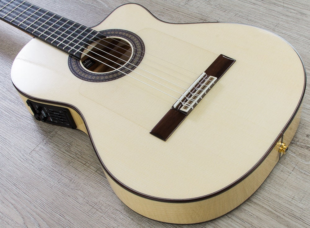 Cordoba 55FCE Thinbody Acoustic-Electric Nylon String Flamenco Guitar