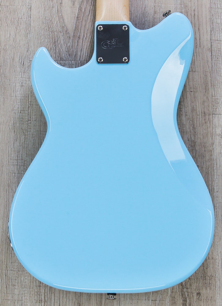 G&L USA Fallout Electric Guitar, Maple Fingerboard - Himalayan Blue