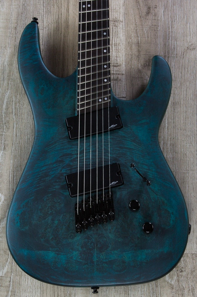 Legator Ninja 300-PRO Fanned Fret Electric Guitar - Blue Burl