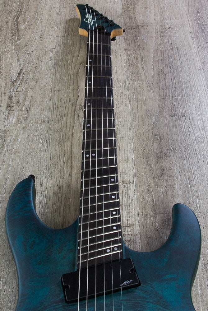 Legator Ninja 300-PRO Fanned Fret Electric Guitar - Blue Burl