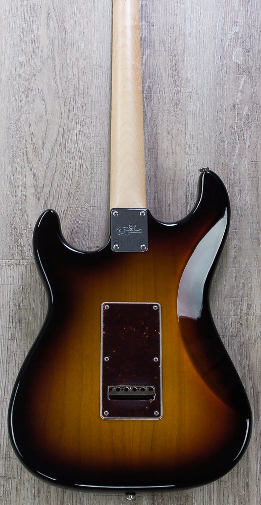 G&L USA Legacy Electric Guitar, Rosewood Fingerboard, Hard Case - 3-Tone Sunburst