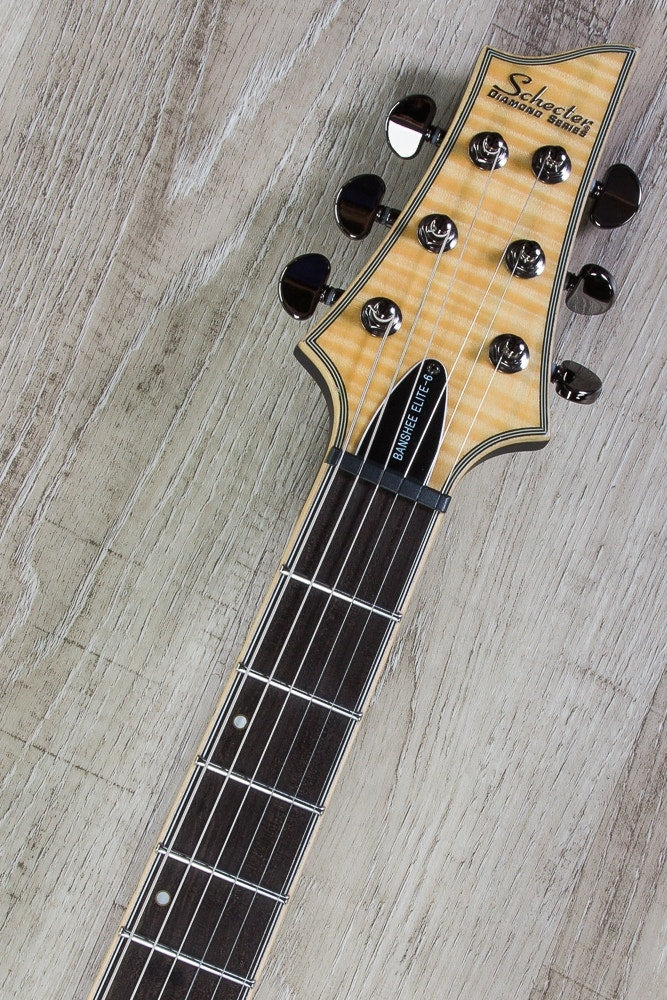 Schecter Banshee Elite-6 Electric Guitar Dual Humbuckers Gloss Natural Finish